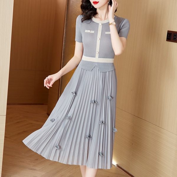 2025 plus size women's summer new fashion high-end slim medium and long skirt D02329