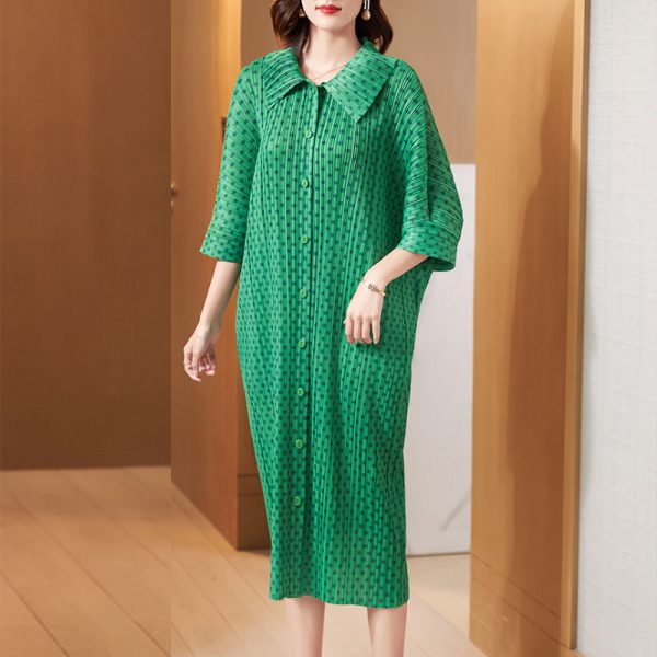 2025 large size women's clothing new loose age-reducing slim fashion young women's dress D02383